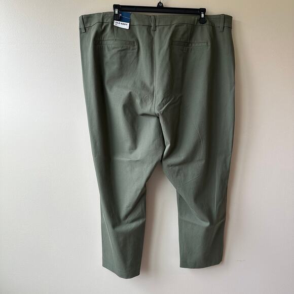 NEW Old Navy Pants High Rise Pixie Ankle Secret Smooth Pockets Olive Women's 26 - Picture 5 of 12